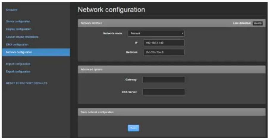 Analog Way Picturall Twin Compact MSTC02-R1 - Network configuration - 1