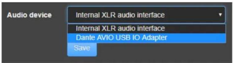 Analog Way Picturall Twin Compact MSTC02-R1 - Select audio device (optional) - 1