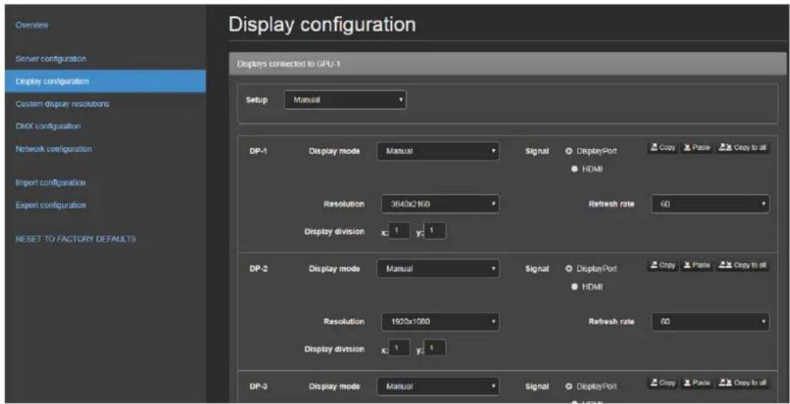 Analog Way Picturall Twin Compact MSTC02-R1 - Display configuration - 1