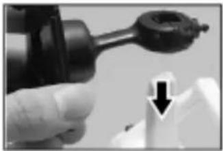 MJX X401H - Install the holder of the mobile phone: - 3