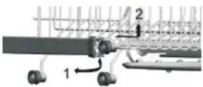 Modena WP 600 - Set the Upper basket - 1