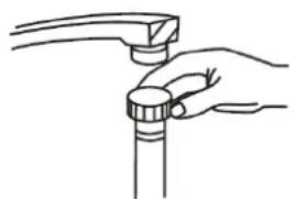 Modena WP 600 - Connecting the water inlet hose - 1