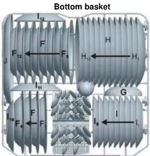 Modena WP 600 - Fill in the bottom basket - 1
