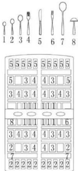 Modena WP 600 - Basket / Cutlery Rack - 2
