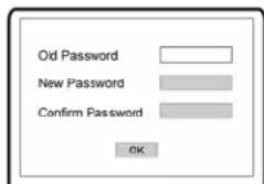 Old Password New Password Confirm Password OK