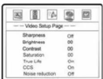 OPPO OPDV971H - Video Setup Page - 1