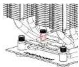 Phanteks PH-TC14PE - Schritt 11:Kühlkörper an der CPU montieren - 1
