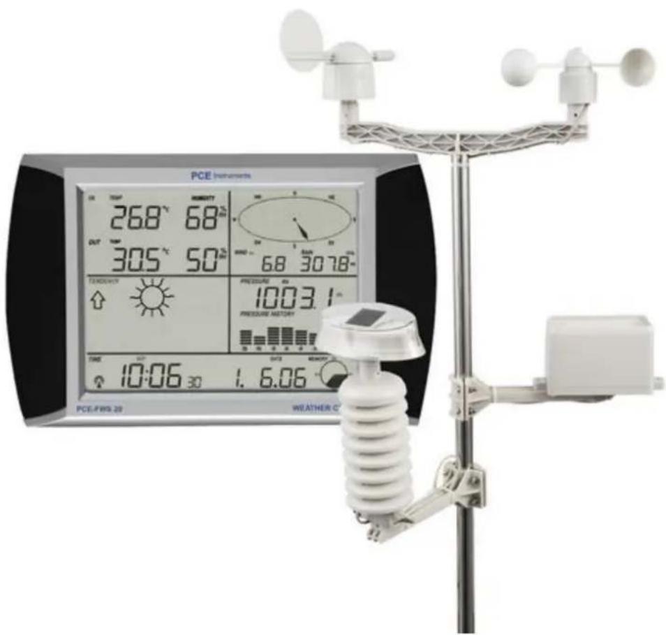 PCE FWS 20 - Wetterstation mit Außensensor PCE-FWS 20 - 1