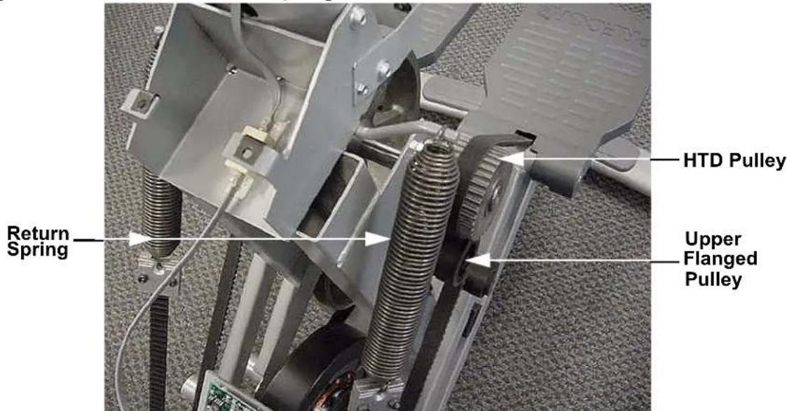 Precor C7876i Stairclimber - Procedure 5.1 - Inspecting the Stairarm Belts - 1