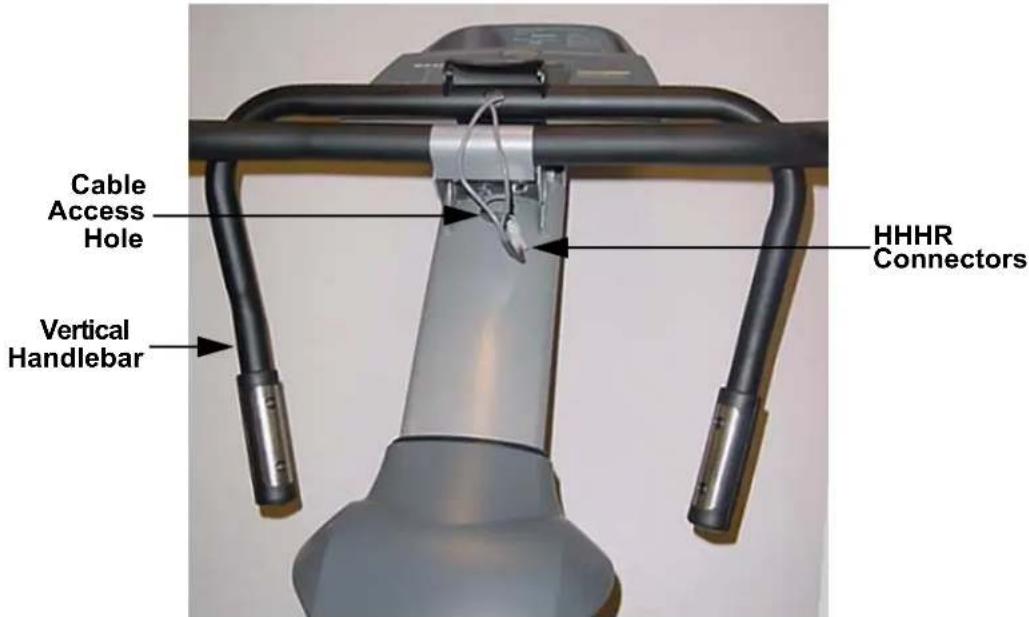 Precor C7876i Stairclimber - Procedure 7.13 - Replacing a Vertical Handlebar Assembly - 2