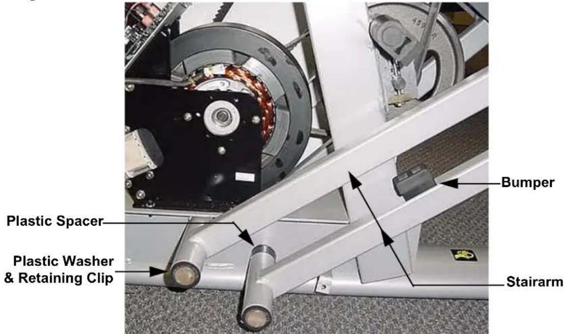 Precor C7876i Stairclimber - Procedure 7.16 - Replacing a Stairarm - 1