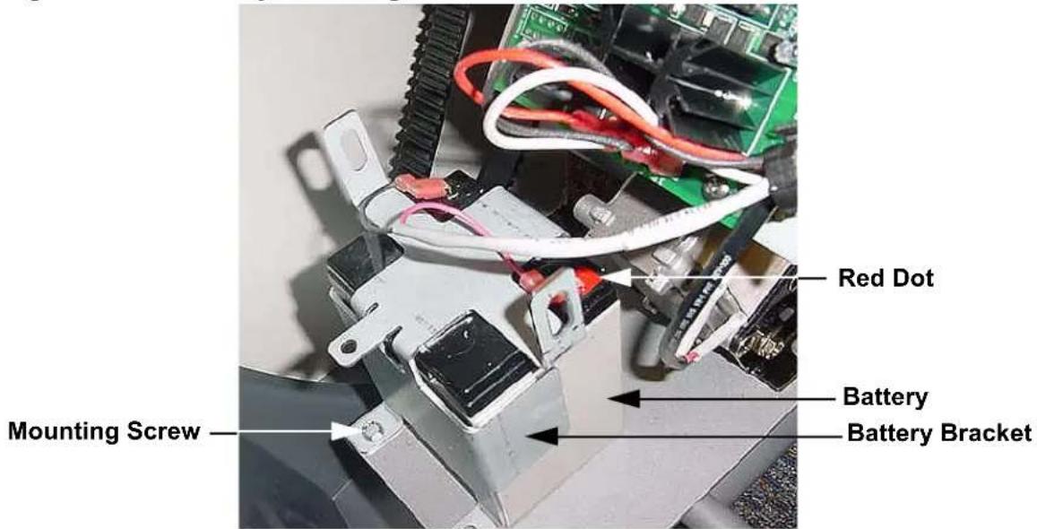 Precor C7876i Stairclimber - Procedure 7.18 - Replacing a Battery - 1