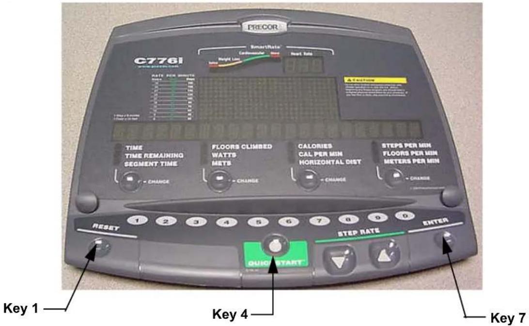 Precor C7876i Stairclimber - Procedure - 1