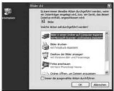 Traveler DC X4 - Überspielen von der Kamera unter Windows XP - 1