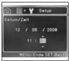 Traveler DC X4 - Uhrzeit einstellen - 1