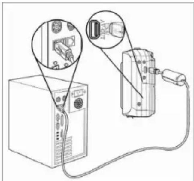 MEDION LIFE E42005 (MD 85956) - USB-Kabel einsetzen - 1