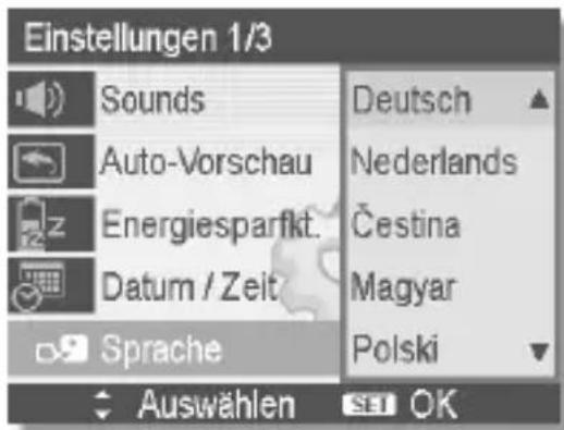 MEDION MD 85700 - Sprache einstellen - 1