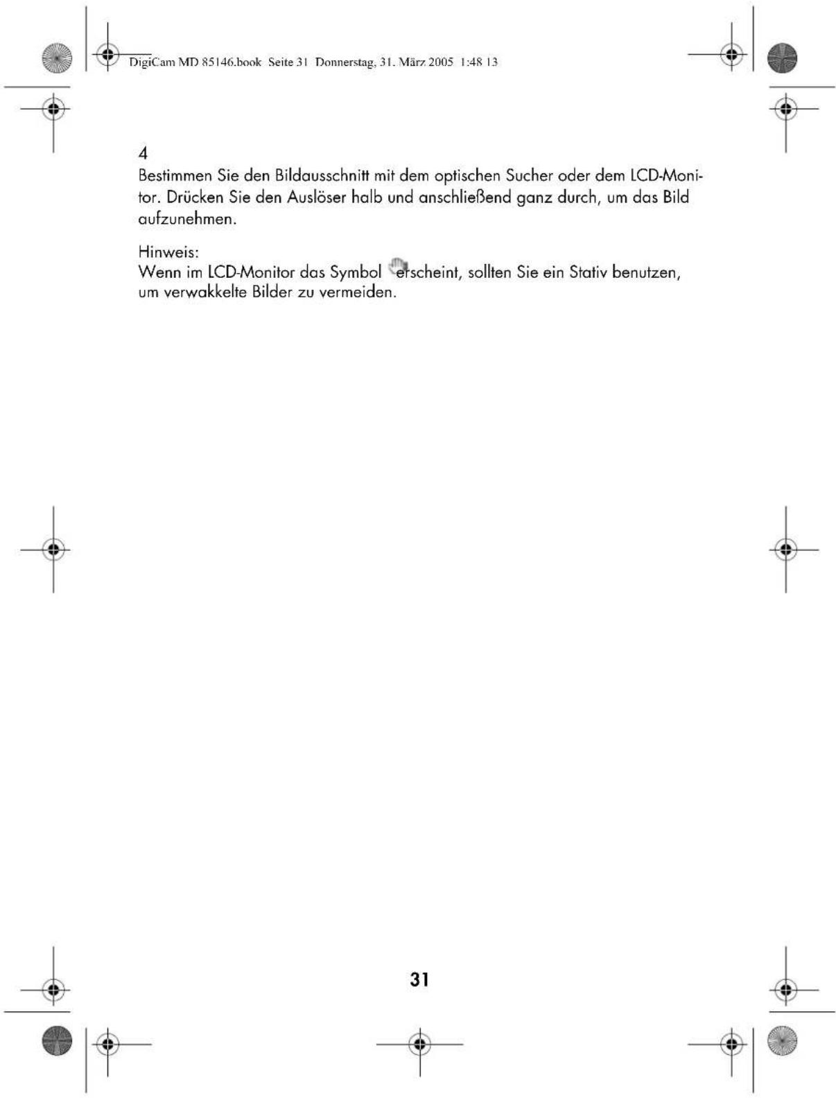 MEDION MD 85146 - Blendenautomatik (Verschlusszeitenvorrang) - 1