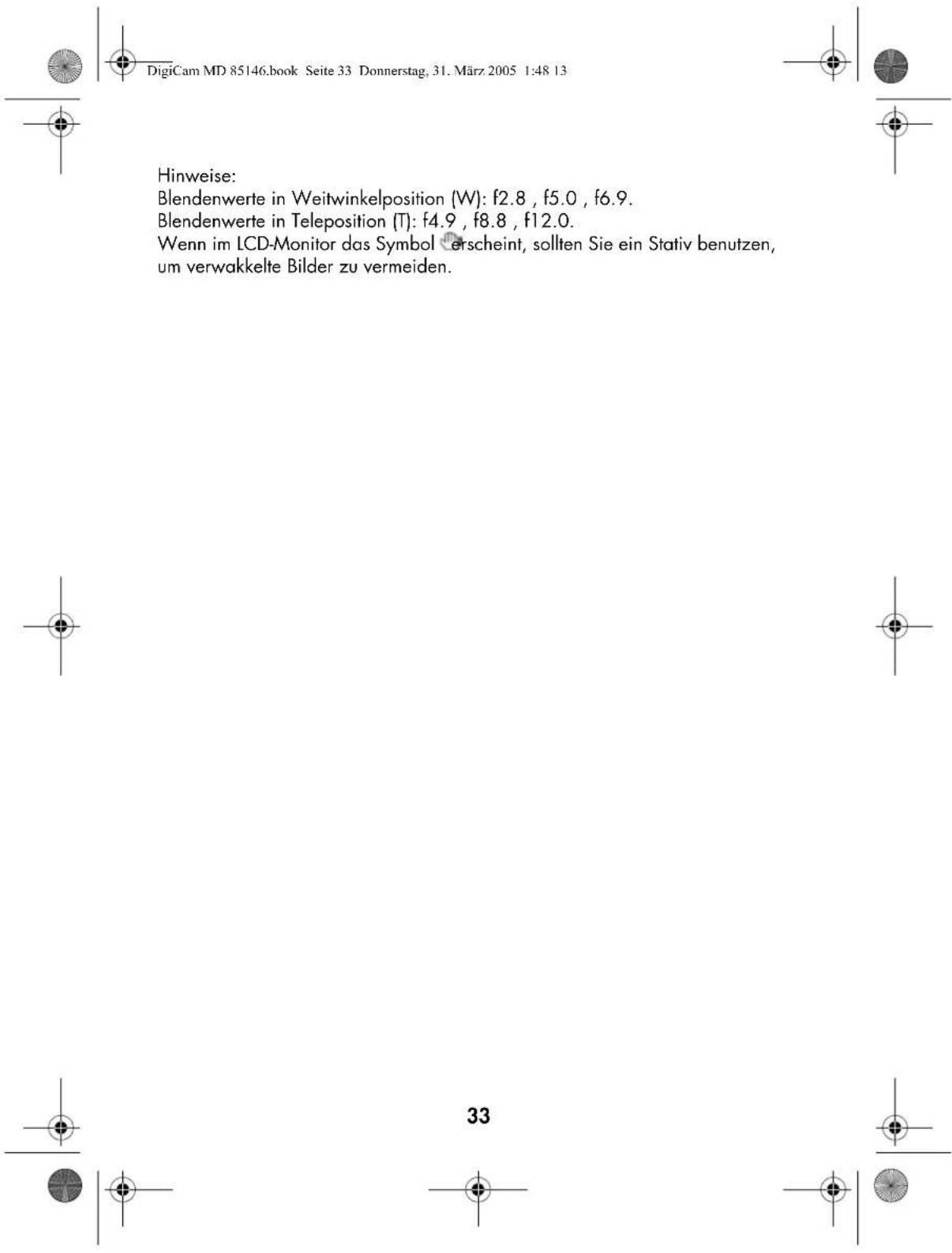 MEDION MD 85146 - Zeitautomatik (Blendenvorrang) - 1