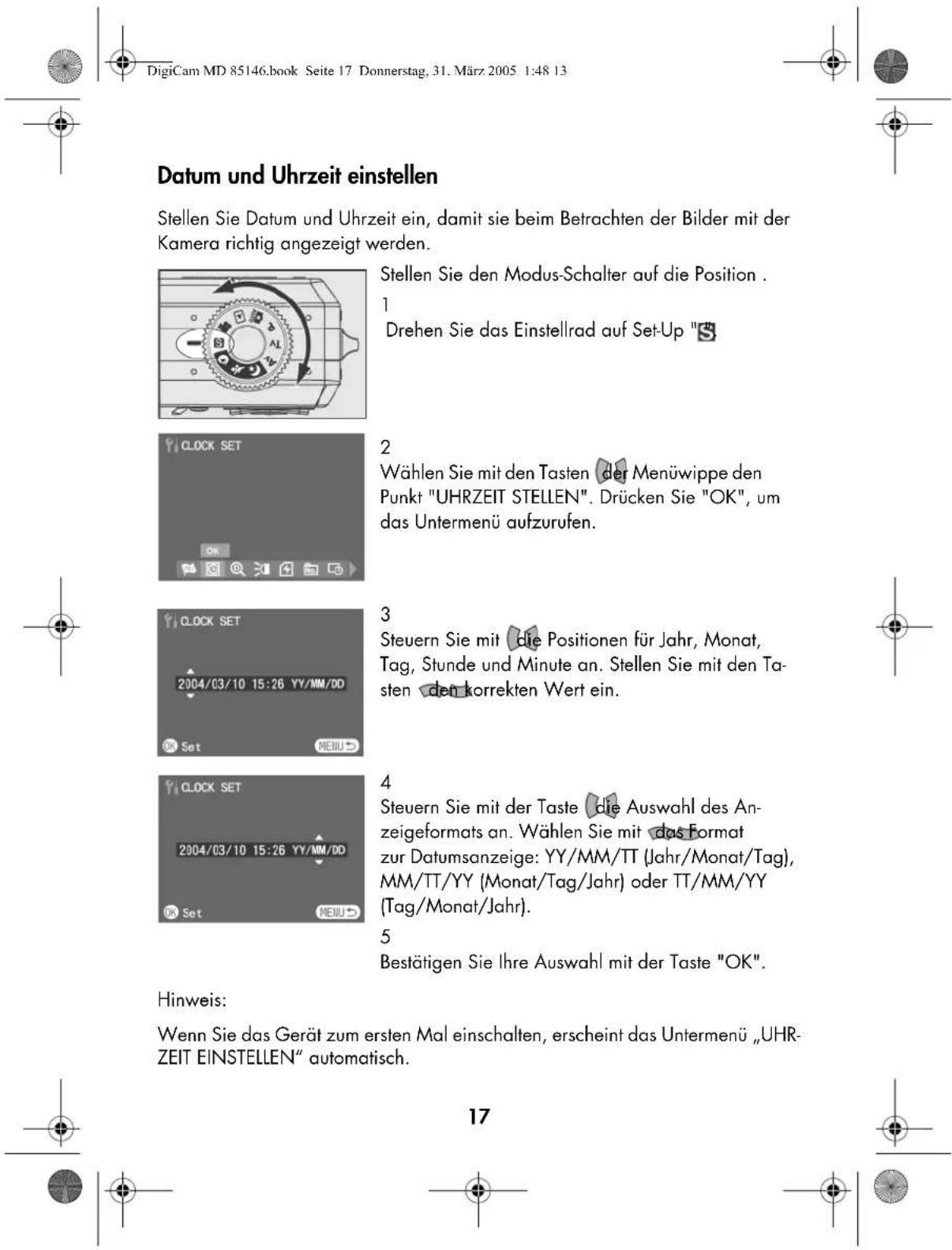 MEDION MD 85146 - Die Sprache einstellen - 7