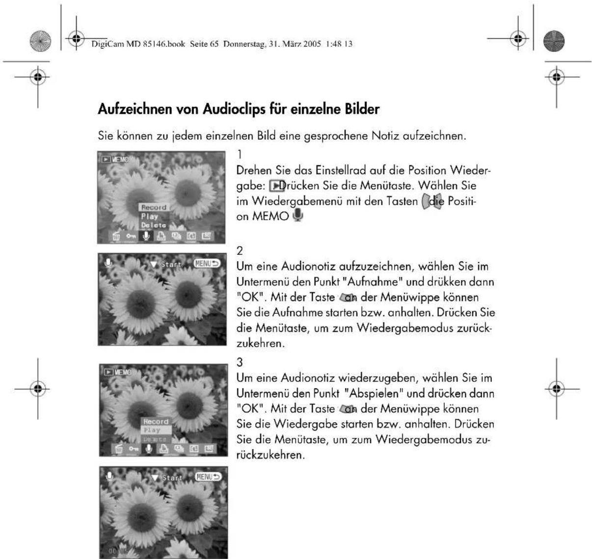 MEDION MD 85146 - Das Wiedergabe-Menü - 5