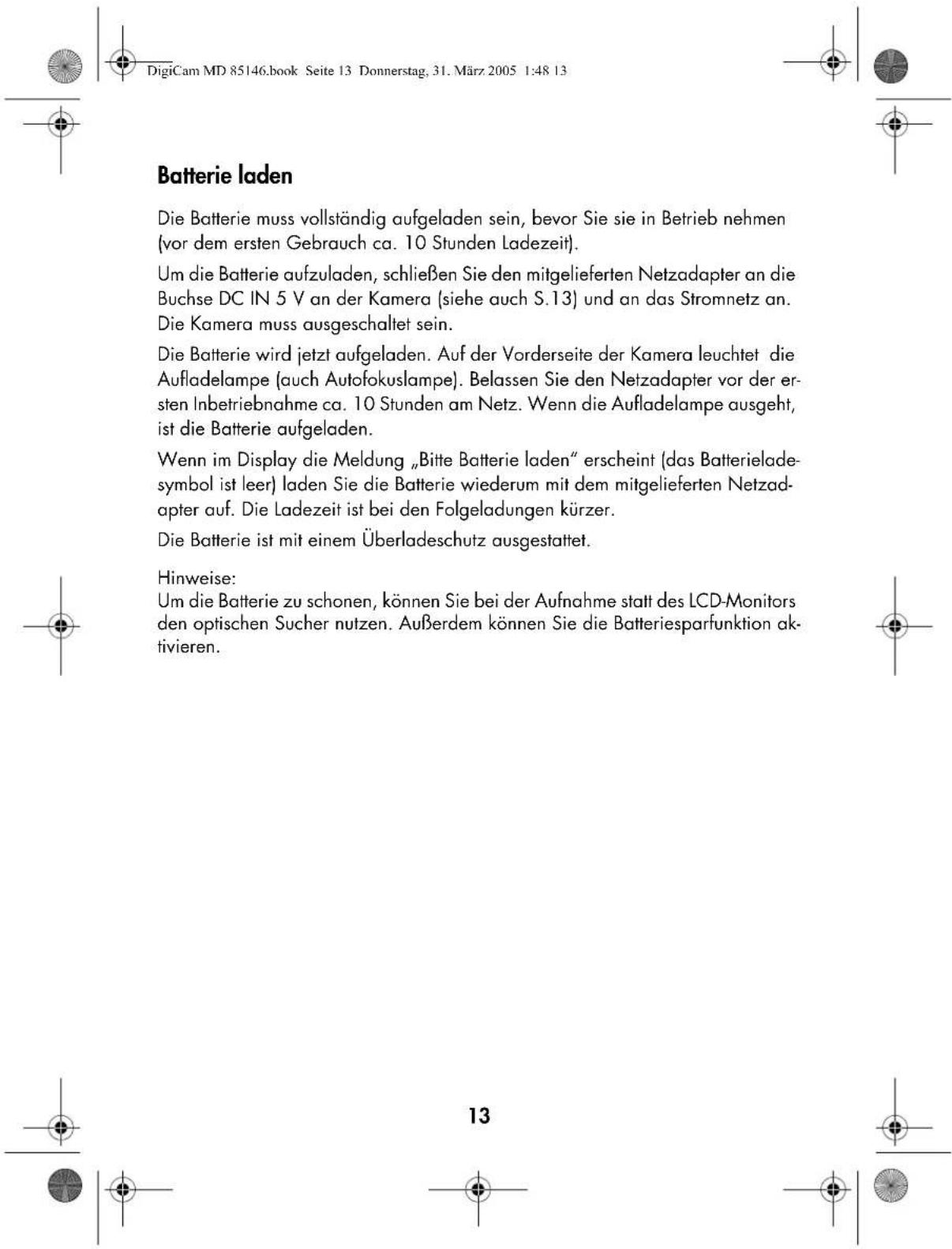 MEDION MD 85146 - Die Kamerateile - 6