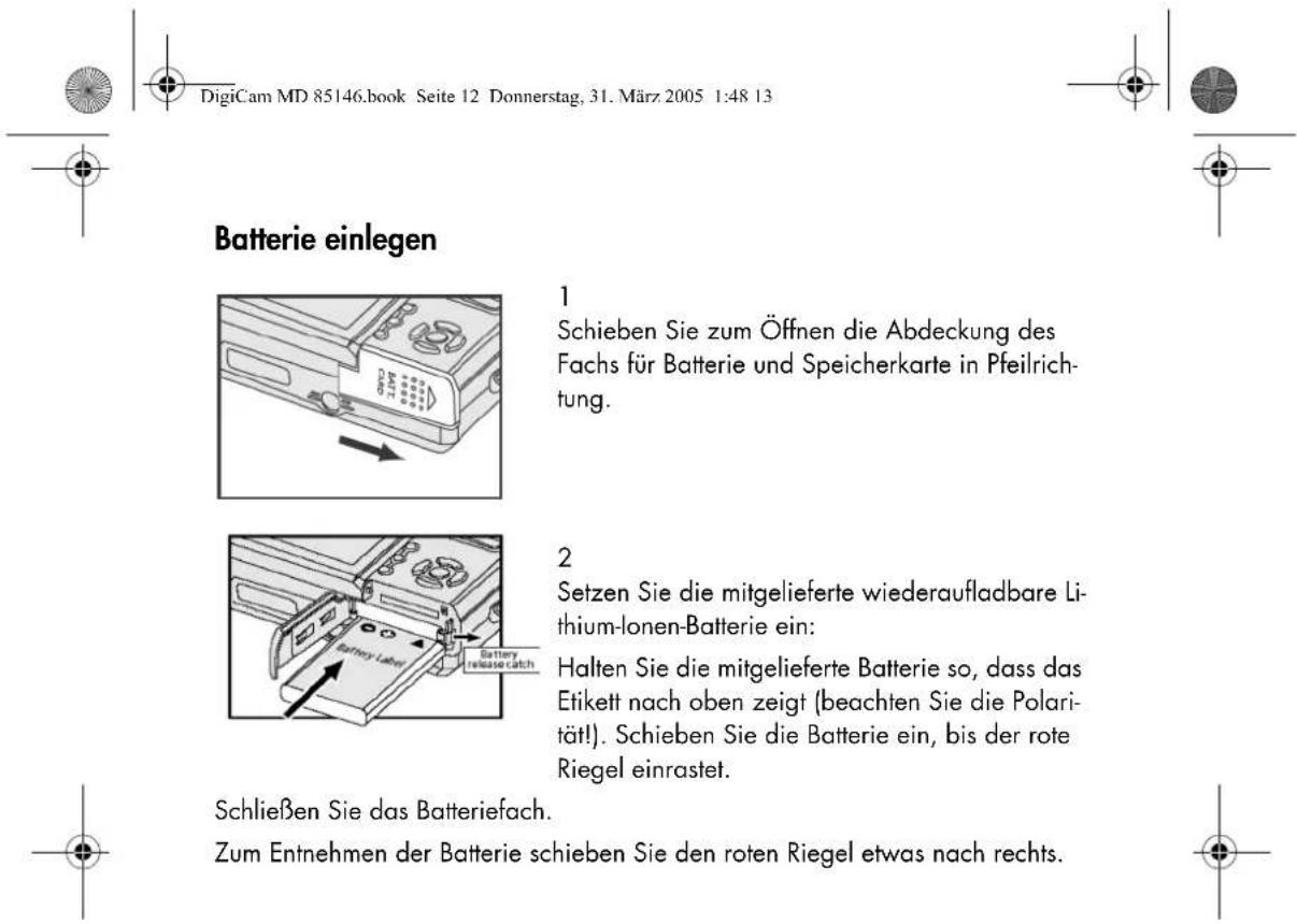 MEDION MD 85146 - Die Kamerateile - 4