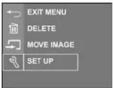 EXIT MENU DELETE MOVE IMAGE SET UP
