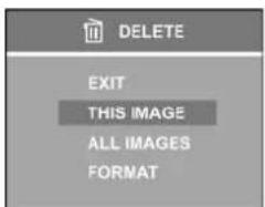 DELETE EXIT THIS IMAGE ALL IMAGES FORMAT