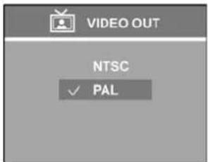 VIDEO OUT NTSC ✓ PAL