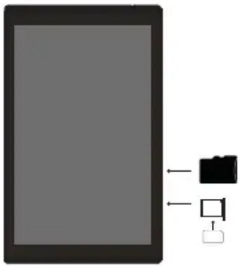 MEDION Lifetab S10351 (MD 99666) - microSD-, microSIM-Karte einlegen - 2