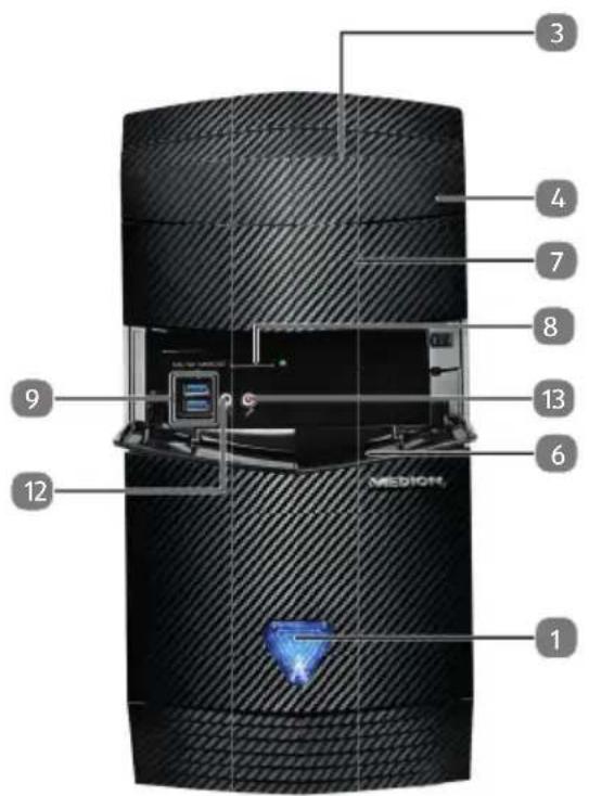 MEDION Erazer P66008 (MD 34072) - High Performance PC - 1