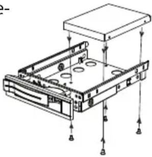 MEDION Erazer P66008 (MD 34072) - Einbau einer 2.5"-SSD-Platte in einen 2.5"/3.5"-Wechselrahmen - 1