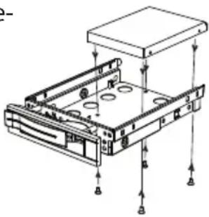 MEDION Akoya P22002 (MD 34103) - Einbau einer 2.5"-SSD-Platte in einen 2.5"/3.5"-Wechselrahmen - 1