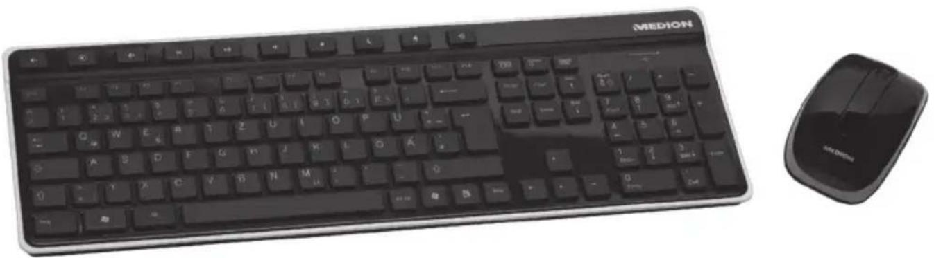 MEDION P81066 (MD 86444) - Kabelloses Design Tastatur-/Mausset - 1