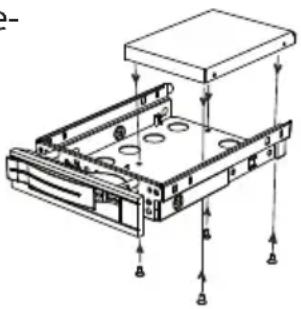 MEDION Erazer P66002 (MD 34063) - Einbau einer 2.5"-SSD-Platte in einen 2.5"/3.5"-Wechselrahmen - 1