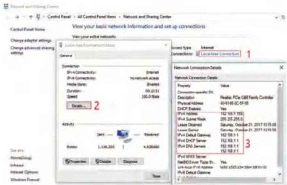 Monacor ELIP-2036BF - Now you can get all the local network information. - 2