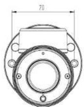 Monacor ELAX-2812BPTZ - Structure size - 1