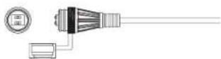 Monacor ELAX-2812BPTZ - Cable interface - 2