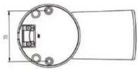 Monacor ELAX-2812BPTZ - Structure size - 2