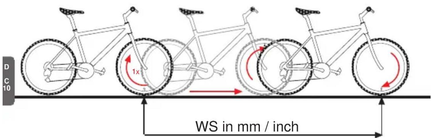 VDO Cytek C10 - Wie wird die Radgröße korrekt gemessen? - 1
