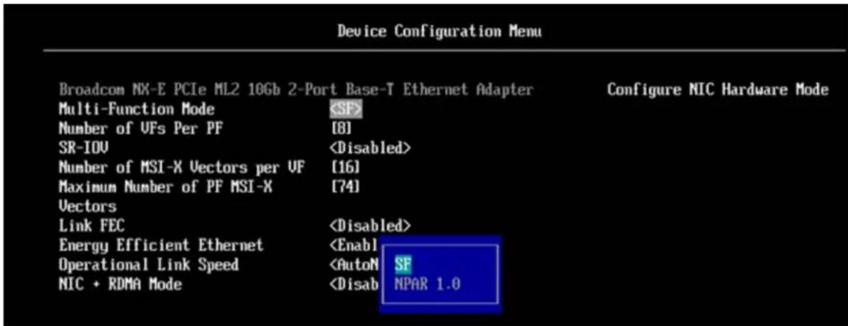 Broadcom P150P - Configuration - 1