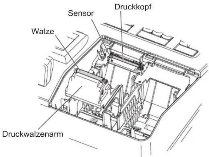 Sensor Druckkopf Walze Druckwalzenarm