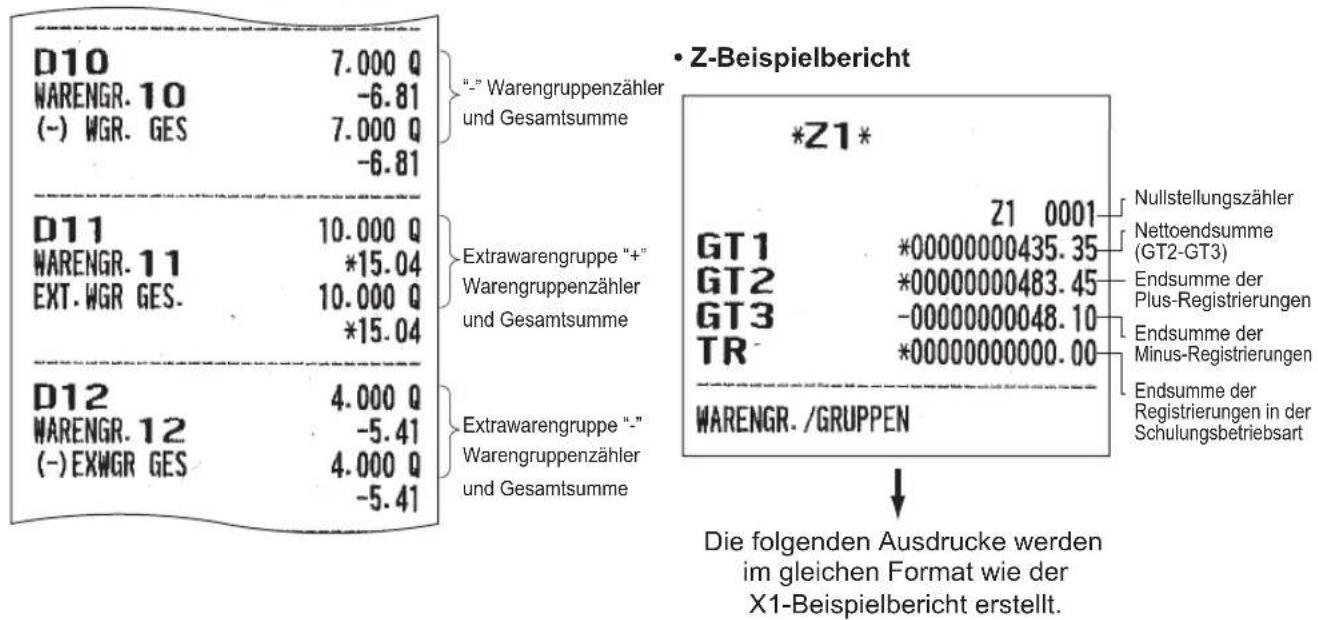 SHARP XE-A177X - ■ Allgemeiner Umsatzbericht - 2