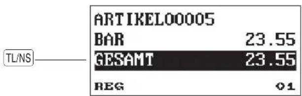 ARTIKELO00005 BAR 23.55 GESAMT 23.55 REG 01