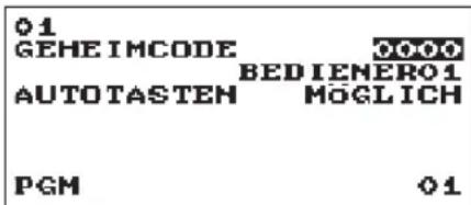 01 GEHE IMCODE 30000 BEDIENERO1 AUTOTASTEN MOGLICH PGM 01
