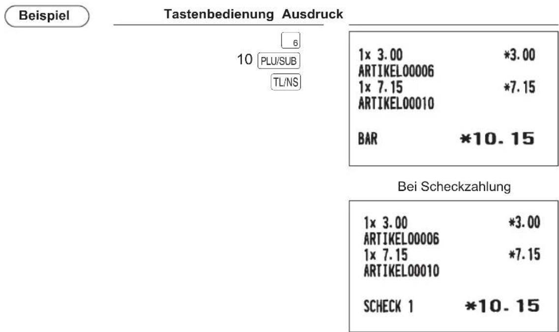 SHARP XE-A207X - ■ Bar- oder Scheckverkäufe ohne erforderliche Zahlgeldeingabe - 1