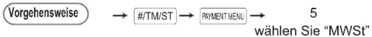 SHARP XE-A217X - Manuelles MWSt-System 1 bis 4 (manuelle Eingabemethode mit programmierten Prozentsätzen) - 1