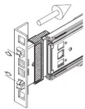 SILVERSTONE RMS02 - Step 3 > Attach the cabinet (outer) member to the rail - 4