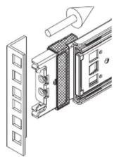 SILVERSTONE RMS02 - Step 3 > Attach the cabinet (outer) member to the rail - 5
